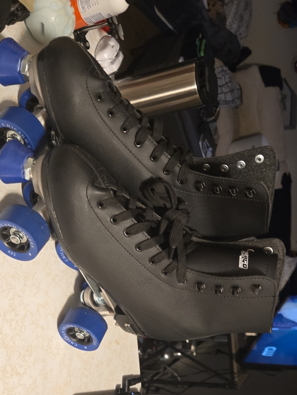 Chicago Black Classic Roller Skates for Men